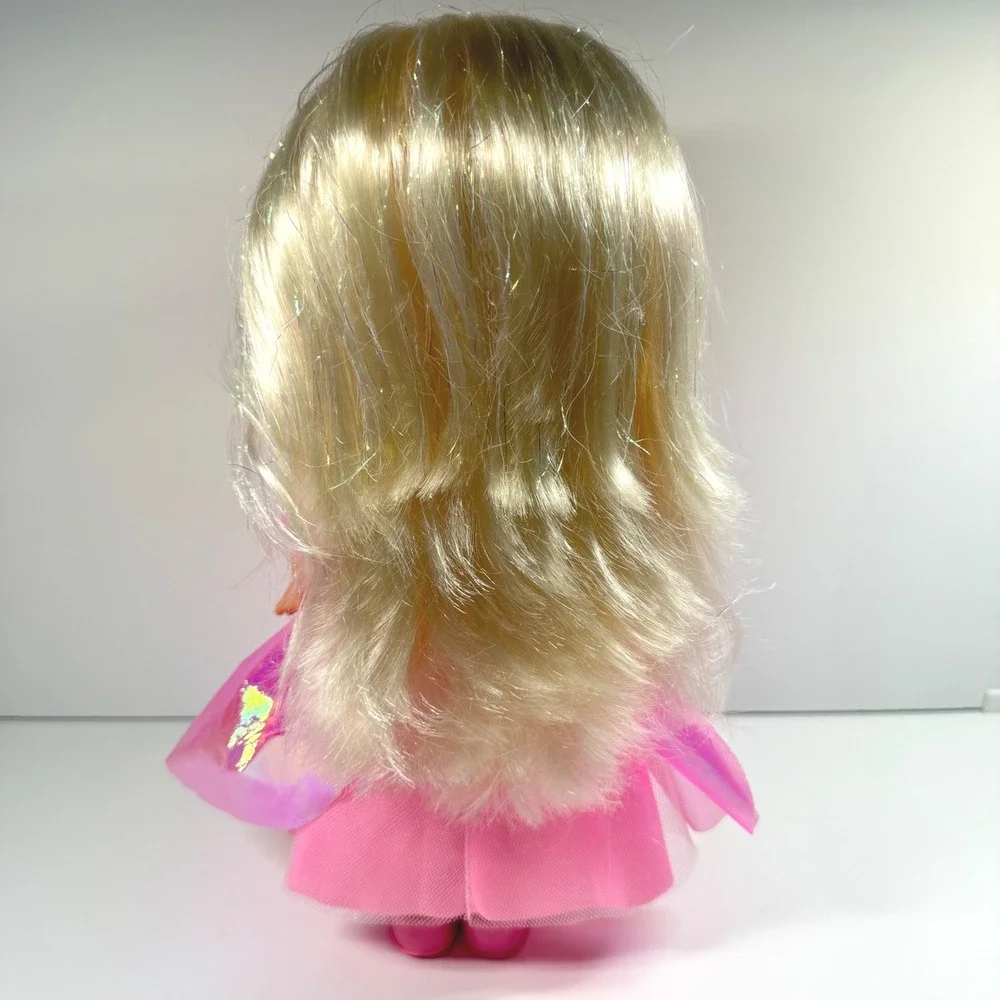 Vintage Little Lil Miss Magic Jewels Doll Mattel 1988 1977 Original Pink Dress